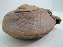 Load image into Gallery viewer, Folk Art Face Jug Canteen Decorative Arts Pottery Unusual Artwork
