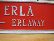 Load image into Gallery viewer, IRISH ERLA Racehorse Barn Stall Sign Racing Horse IRISH HAL - ERLAWAY
