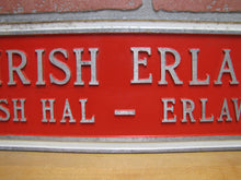 Load image into Gallery viewer, IRISH ERLA Racehorse Barn Stall Sign Racing Horse IRISH HAL - ERLAWAY
