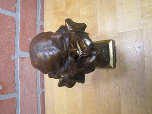 HILDA Antique Art Nouveau Beautiful Maiden Decorative Arts Statue Bust