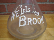 Load image into Gallery viewer, WELL BROOK Pre Prohibition Back Bar Liquor Bottle Philadelphia Whiskey WELLBROOK
