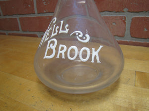 WELL BROOK Pre Prohibition Back Bar Liquor Bottle Philadelphia Whiskey WELLBROOK