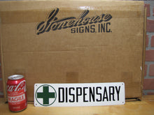 Load image into Gallery viewer, DISPENSARY GREEN CROSS FOR SAFETY ORIGINAL OLD NOS ADVERTISING SIGN 420 MEDICAL
