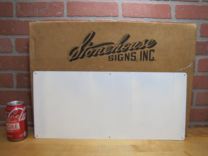 CLEAN UP AND KEEP CLEAN Original New Old Stock Stonehouse Sign NOS SST 9x20