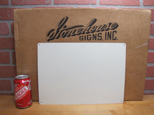 ALL HANDS ARE REQUESTED KEEP THIS PLANT SAFE AND CLEAN Original Old Stonehouse Sign NOS SST 10x14