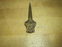 Load image into Gallery viewer, Art Nouveau Lovely Maiden Letter Opener Page Turner High Relief Bronze Brass

