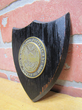 Load image into Gallery viewer, DARTMUTH College Original Old Bronze Medallion Wooden Plaque Crest Ornate
