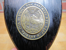 Load image into Gallery viewer, DARTMUTH College Original Old Bronze Medallion Wooden Plaque Crest Ornate
