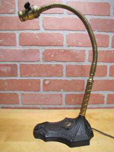 HARVARD UNIVERSITY WISE OLD OWL ROBERT SCHWARTZ & BRO NY USA Antique Desk Lamp