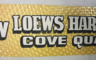 Load image into Gallery viewer, NOW LOEWS HARMON COVE QUAD 1960s/70s Movie Theater HOLOGRAPHIC Advertising Sign
