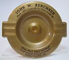 DEAD ANIMALS REMOVED PROMPTLY Old Ad Tray Ashtray J KERCHNER SEVEN VALLEYS PENNA