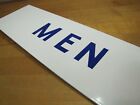 MEN Old Porcelain Flange Sign Gas Station Shop Diner Bar Pub Restroom Bathroom