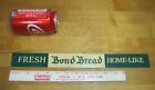 FRESH BOND BREAD Home-Like Old Ad Sign Doorpush Country Grocery Store Display
