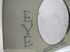 LAVOPTIK EYE WASH Antique Advertising Magnifying Mirror Sign BROWN & BIGELOW Co