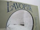 LAVOPTIK EYE WASH Antique Advertising Magnifying Mirror Sign BROWN & BIGELOW Co