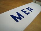 MEN Old Porcelain Flange Sign Gas Station Shop Diner Bar Pub Restroom Bathroom