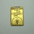 Load image into Gallery viewer, WOMEN&#39;S FIELD ARMY AWARD AMERICAN SOCIETY CONTROL CANCER Antique Medallion Fob
