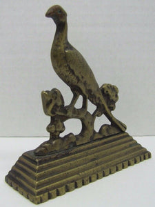 Pheasant Antique Bronze Hunting Game Bird Decorative Desk Art Ornate Paperweight