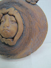 Load image into Gallery viewer, Folk Art Face Jug Canteen Decorative Arts Pottery Unusual Artwork
