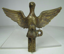 Load image into Gallery viewer, ANTIQUE BRONZE EAGLE Finial Topper Architectural Hardware Element MC PAT APPLD
