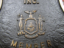 Load image into Gallery viewer, METROPOLITAN POLICE MEMBER Old Bronze Embossed Auto Truck Emblem Badge
