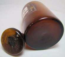 Load image into Gallery viewer, Antique Cloruro Magnesio Apothecary Bottle old brown glass drug store medicine
