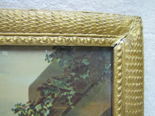 Load image into Gallery viewer, Antique Framed Print &#39;The Good Shepherd&#39; old litho gold detailed frame artwork
