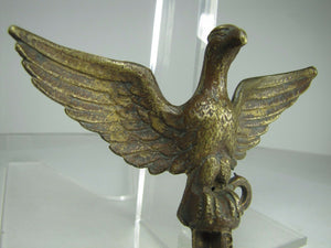 ANTIQUE BRONZE EAGLE Finial Topper Architectural Hardware Element MC PAT APPLD