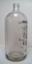 Load image into Gallery viewer, Old E L KERNS Co ELK Bottle TRENTON NJ 26oz Seltzer Chill Bottle Before Using
