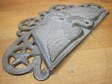 Load image into Gallery viewer, Old EAGLE with STARS Decorative Art US Post Office Metal Architectural Hardware
