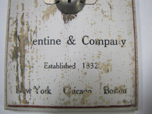 Antique VALENTINE & Co COACH AUTO VARNISH Color Advertising Thermometer Sign