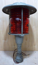 Load image into Gallery viewer, BOSTON POLICE Dept SIGNAL SERVICE Old Retired HD Light Nautical Street RR Lamp
