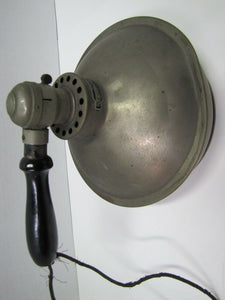 Old 1930-40s era Stein O Lite Industrial Hand Held Spot Light Lamp Brooklyn NY