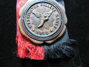 1910 WASHINGTON COLLEGE GAMES Sports Award Medallion DIEGES CLUST PHILA
