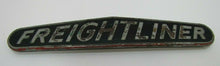 Load image into Gallery viewer, FREIGHTLINER Old Diesel Truck Tractor Nameplate Emblem Sign Plated Brass Bronze
