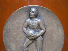 Load image into Gallery viewer, ALPHA UPSILON MU 1929 30 31 INTERFRATERNITY LEAGUE Old Basketball Award Plaque
