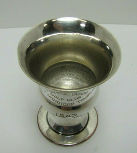 1947 FORT AMADOR GOLF CLUB WOMANS TOURNAMENT WINNER Silver Plate Trophy Award