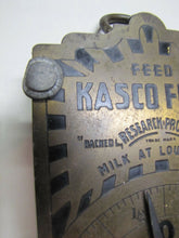 Load image into Gallery viewer, Antique KASCO FEEDS Advertising Scale weigh milk feed seed country store farm
