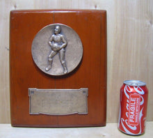 Load image into Gallery viewer, ALPHA UPSILON MU 1929 30 31 INTERFRATERNITY LEAGUE Old Basketball Award Plaque
