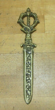 Load image into Gallery viewer, Serpents Monsters Beasts Old Bronze Letter Opener Decorative Arts Desk Tool
