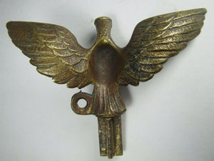 ANTIQUE BRONZE EAGLE Finial Topper Architectural Hardware Element MC PAT APPLD