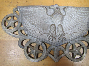 Old EAGLE with STARS Decorative Art US Post Office Metal Architectural Hardware