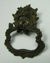 Load image into Gallery viewer, MONSTER BEAST Antique 19c Bronze Pull Ornate Figural Victorian Hardware Element
