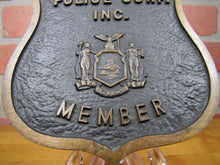 Load image into Gallery viewer, METROPOLITAN POLICE MEMBER Old Bronze Embossed Auto Truck Emblem Badge
