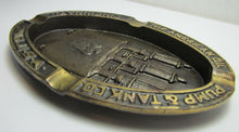 Load image into Gallery viewer, AMERICAN OIL PUMP &amp; TANK Co CINN OHIO USA Old Cast Iron Advertising Tray Ashtray
