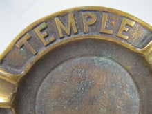 Load image into Gallery viewer, Old Bronze TEMPLE EMANUEL NEWTON Advertising Ashtray RICHARD FINE &amp; SONS BOSTON
