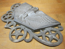 Load image into Gallery viewer, Old EAGLE with STARS Decorative Art US Post Office Metal Architectural Hardware
