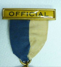 Load image into Gallery viewer, 1920s WESTERN UNION OFFICIAL Athletic Association Gold Plate Sports Medallion
