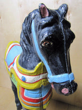 Load image into Gallery viewer, CAROUSEL HORSE old cast metal shore amusement park display Steel Pier AC NJ
