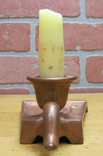 Load image into Gallery viewer, Antique Art Nouveau Beautiful Maiden Chamberstick Candlestick Tray Candle Holder
